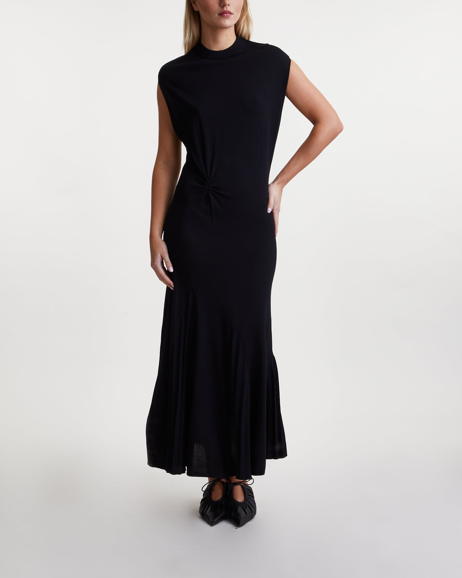 Aeron Dress Gulf Long Black von Aeron