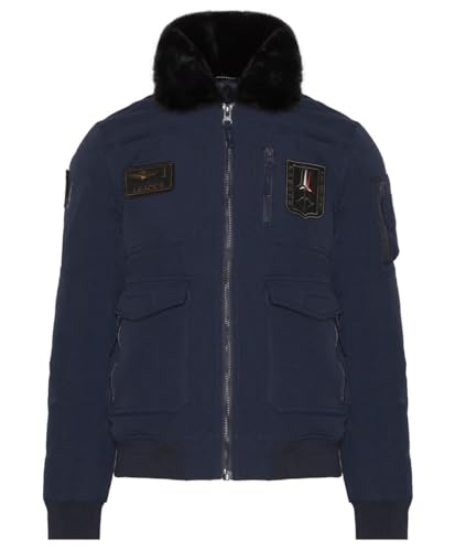 AERONAUTICA MILITARE Pilot AB106 Herrenjacke, gepolstert, mit Kragen, Blau, Siehe Foto, 48 von Aeronautica Militare