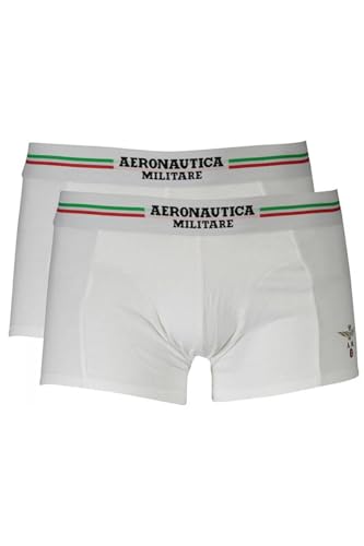 Aeronautica MilSCOBX002J508 Herren-Boxershorts Gr. XXL, Weiß 73009 von Aeronautica Militare