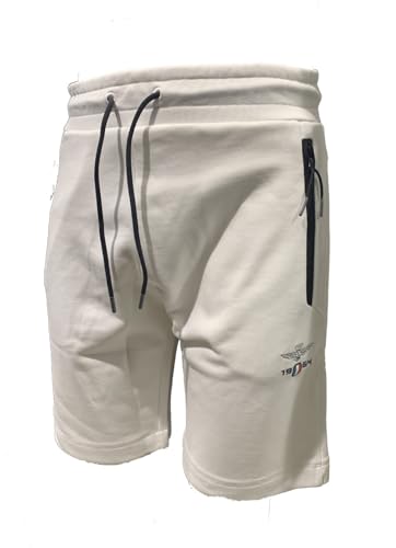 Aeronautica Militare Bermuda BF014 Herren-Sweatshorts, Shorts, Weiß, XL Aeronautica Militare Bermuda BF014 Herren-Sweatshorts, Shorts, Weiß, XL von Aeronautica Militare