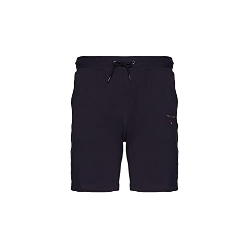 Aeronautica Militare Bermudashorts für Herren Marke, Modell Basici aus Baumwoll-Sweatshirt 231BE170F459, aus Baumwolle. M Blau, blau von Aeronautica Militare