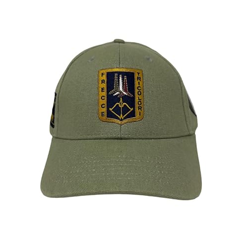Aeronautica Militare Cap Blinker Tricolori HA1150 CT3043 Mütze, grün, One size von Aeronautica Militare