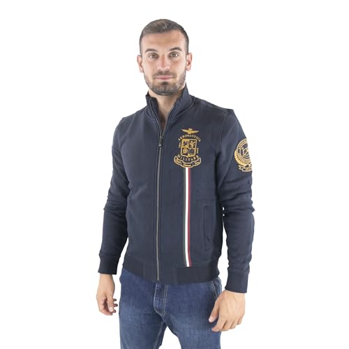 Aeronautica Militare Centenario FE1848 Herren-Sweatshirt Farbe Blau, Siehe Foto, XL von Aeronautica Militare