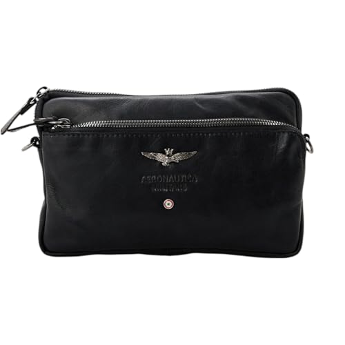 Aeronautica Militare Pochette in pelle con tracolla von Aeronautica Militare