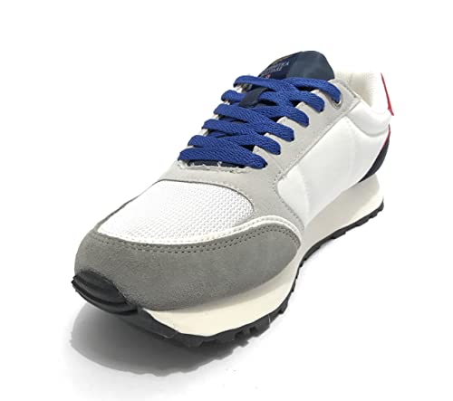 Aeronautica Militare Sneaker Frecce Tricolori ecosuede Nylon Bianco US23AR05 231SC237CT3098 44 von Aeronautica Militare