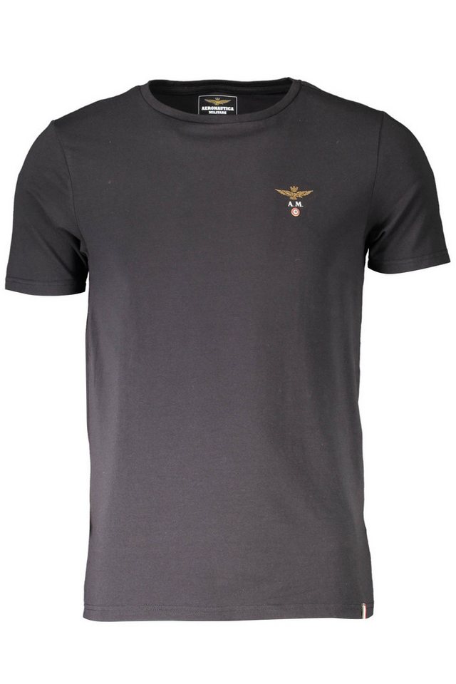 Aeronautica Militare T-Shirt Herren T-Shirt Schwarz: Dehnbar, Kurzarm & Rundhals Aeronautica Militare T-Shirt Herren T-Shirt Schwarz: Dehnbar, Kurzarm & Rundhals von Aeronautica Militare