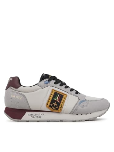 Aeronautica Militare U26AR03 252SC0292UCT03331 Hellgrau Sneaker, Hellgrau Ral 7035, 45 EU von Aeronautica Militare