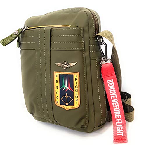 Borsello Tozzo Medio Frecce | Aeronautica Militare | AM341-Verde von Aeronautica Militare