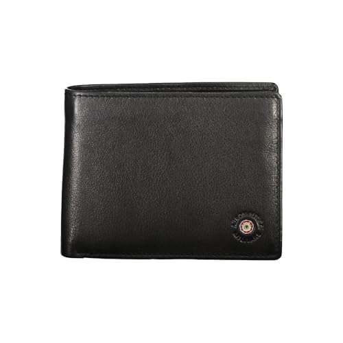 PORTAFOGLIO UOMO AERONAUTICA MILITARE IN PELLE PLATE NERO AM133 CO von Aeronautica Militare