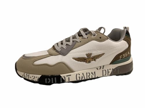 Sneaker Aeronautica Militare bianco/ beige US25AR05 251SC276CT332 45 von Aeronautica Militare