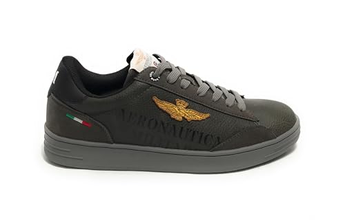 Sneaker Aeronautica Militare ecosuede grigio U25AR07 242SC289CT3385 43 von Aeronautica Militare
