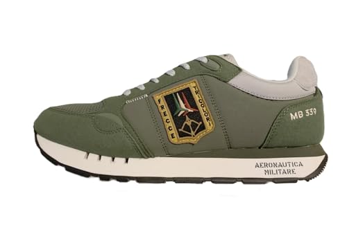 Sneaker Aeronautica Militare verde US25AR01 251SC292CT3331 45 von Aeronautica Militare