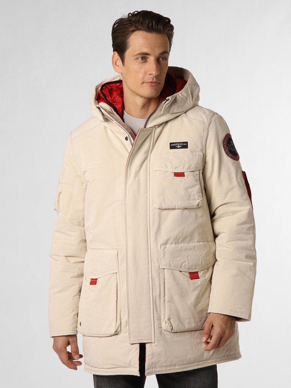 Aeronautica Parka Herren Baumwolle, ecru von Aeronautica