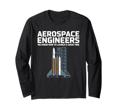 Luft- und Raumfahrtingenieure wir wissen, wie man Aerospace Engineer startet Langarmshirt Luft- und Raumfahrtingenieure wir wissen, wie man Aerospace Engineer startet Langarmshirt von Aeronautics Aeronautical Space Rocket Scientist