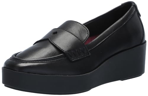 Aerosoles Damen Cetara Flacher Slipper, Schwarz Leder, 37 EU von Aerosoles