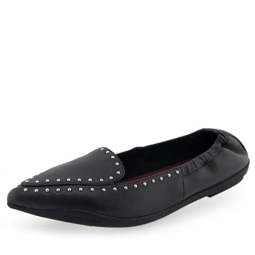 Aerosoles Damen Dee Ballerinas, Schwarz Leder, 38 EU von Aerosoles