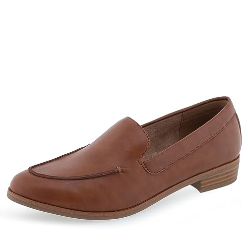 Aerosoles Damen East Side Slipper, Dark Tan Leather, 40 EU von Aerosoles