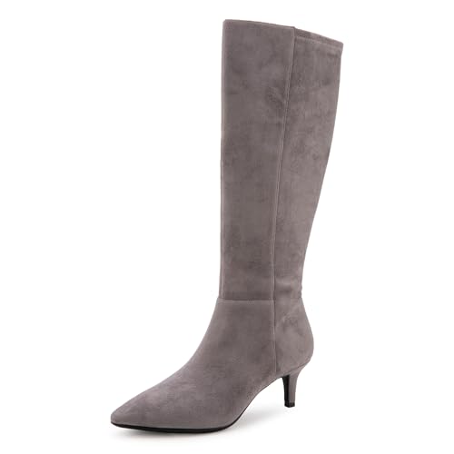 Aerosoles Damen Epic Kniehohe Stiefel, Thunder Grey Wildlederimitat, 37 EU Aerosoles Damen Epic Kniehohe Stiefel, Thunder Grey Wildlederimitat, 37 EU von Aerosoles