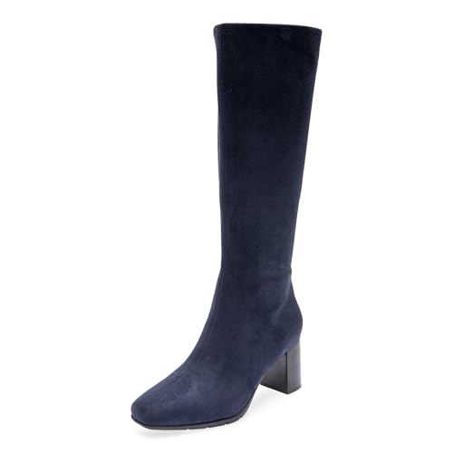 Aerosoles Damen Micah Kniehohe Stiefel, Marineblaues Stretch-Kunstwildleder, 42.5 EU Weit Aerosoles Damen Micah Kniehohe Stiefel, Marineblaues Stretch-Kunstwildleder, 42.5 EU Weit von Aerosoles