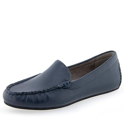 Aerosoles Damen Over Drive Fahrer-Slipper, Marineblau PU, 38.5 EU Weit von Aerosoles