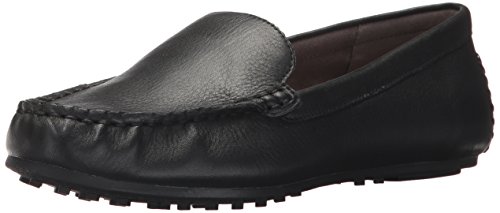 Aerosoles Damen Over Drive Slipper, schwarzes Leder, 42 EU von Aerosoles