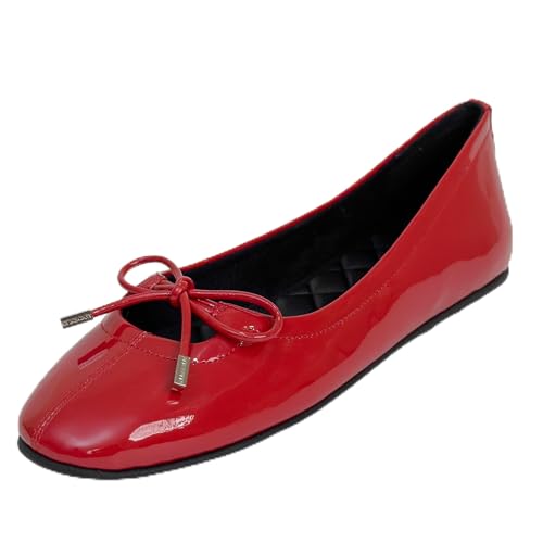 Aerosoles Damen Perle Ballerinas, Racing Red Lack-Kunstleder, 36 EU von Aerosoles