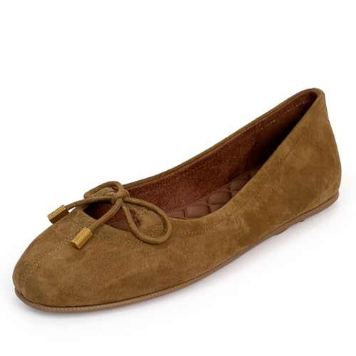 Aerosoles Damen Perle Ballerinas, Tabakfarben, 38 EU Weit von Aerosoles