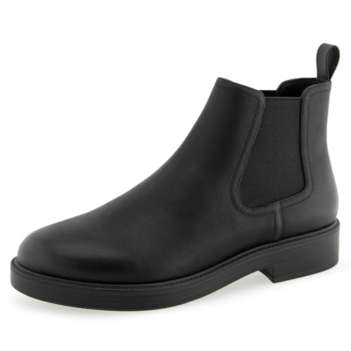 Aerosoles Damen Poshan Stiefelette, Schwarzes Kalbsleder, 40 EU Weit von Aerosoles