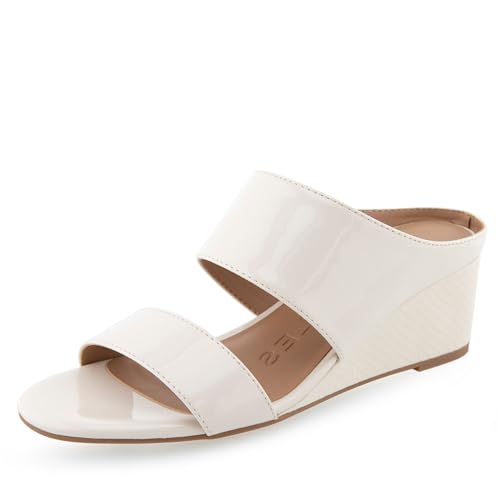 Aerosoles Damen Wheeler Keilsandale, Eggnog Patent PU, 38 EU Aerosoles Damen Wheeler Keilsandale, Eggnog Patent PU, 38 EU von Aerosoles