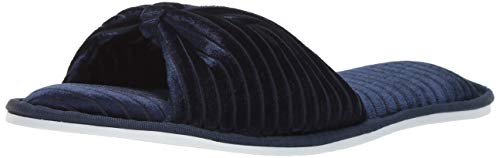 Aerusi Damen Women's Royal Cozy Slide Memory Foam Spa Thong Flip Flop House Indoor Plush Hausschuh, königsblau, 40 EU von Aerusi