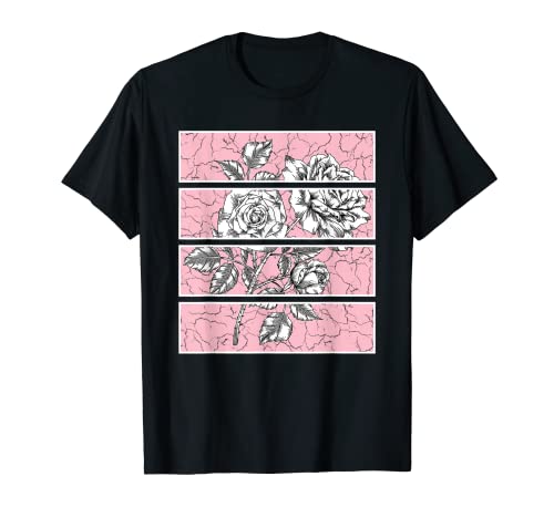 Goth Punk Fairycore Roses Pink Grunge Ästhetik Herren Damen T-Shirt von Aesthetic Clothes & Cute Clothing By Artiba