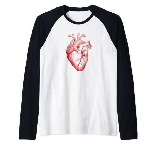 Artsy Aesthetic Heart Soft Grunge Teen Girls Women Clothes Raglan von Aesthetic Clothing & Soft Grunge Clothes