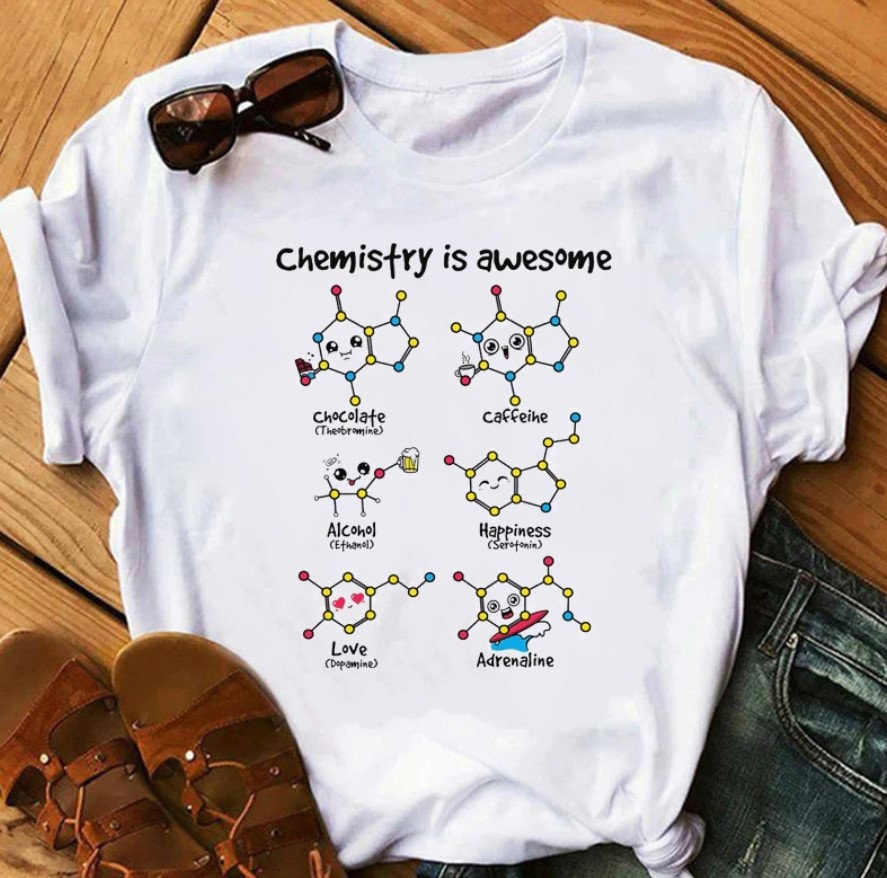 Chemistry Is Awesome T Shirt/Chemie %100 Baumwolle von AestheticGoodsStudio