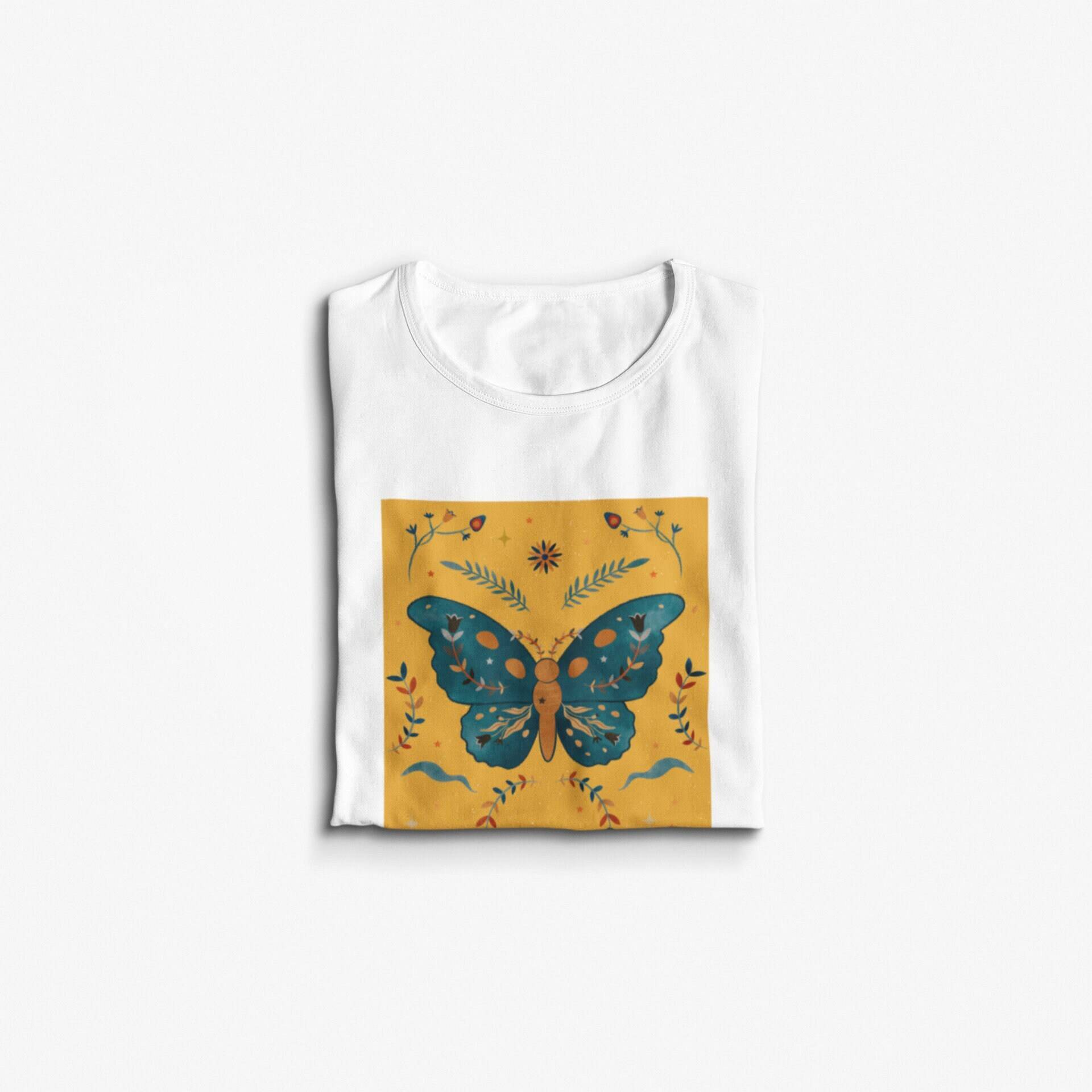 Esoterik Schmetterling T-Shirt - Mystisch Okkult Palmisterie %100 Premium Qualität von AestheticGoodsStudio