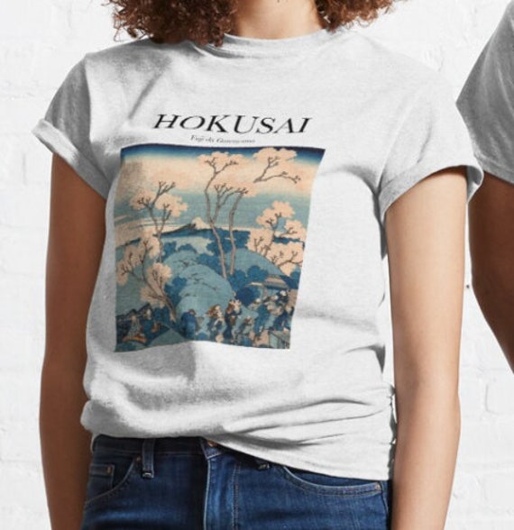 Hokusai Fuji Von Gotenyama T-Shirt/%100 Premium Baumwolle Ukiyo-E von AestheticGoodsStudio
