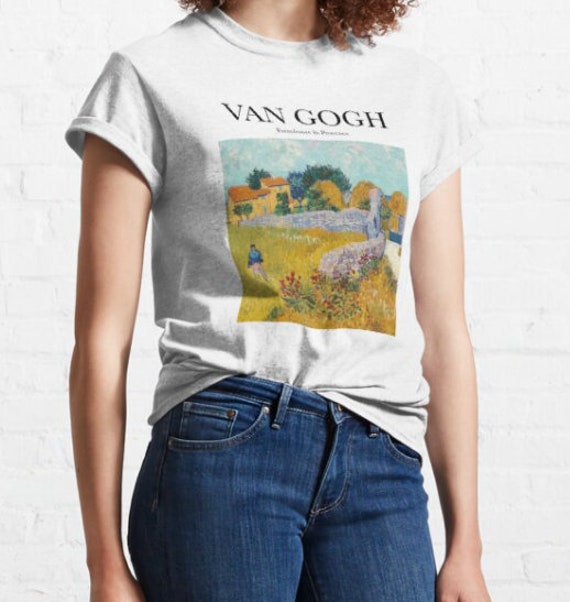 Van Gogh Farm House in Provence T-Shirt/%100 Premium Baumwolle von AestheticGoodsStudio