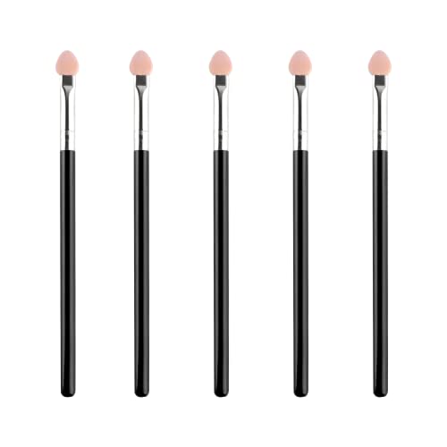 Lidschatten Pinsel, 5 Stück Schwamm Augen Make up Pinsel, Lidschatten Schwamm Applikatoren, Doppelseitig Lidschatten Applikator Zauberstab, Kosmetische Werkzeuge von Aeuezxx