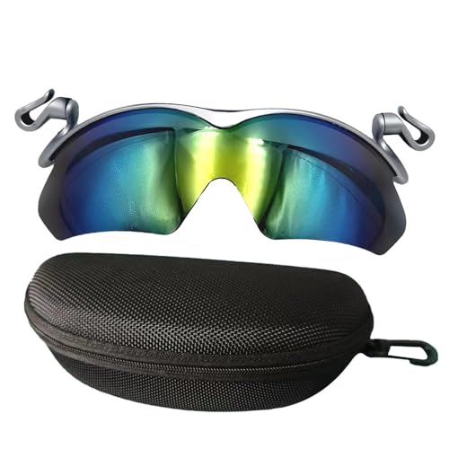 Aeutwekm Clip-On-Sonnenbrillen für Damen,Clip-On-Sonnenbrillen | Stilvolle UV-Scz-Sonnenbrille mit clip-Sonnenbrille - Stabile polarisierte Herren-Sonnenbrille, Fahrrad-Sonnenbrille zum Wandern, von Aeutwekm