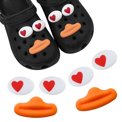Schuhanstecker, 8pcs Nette Crocks Aufstecker Pins Anstecker Diy Schuh Charms Kinder SchuhanhäNger für Clogs Shoe Charms for Crocs Diy Clog Sandalen Zubehör für Teen Frauen (C) von AffeGifts