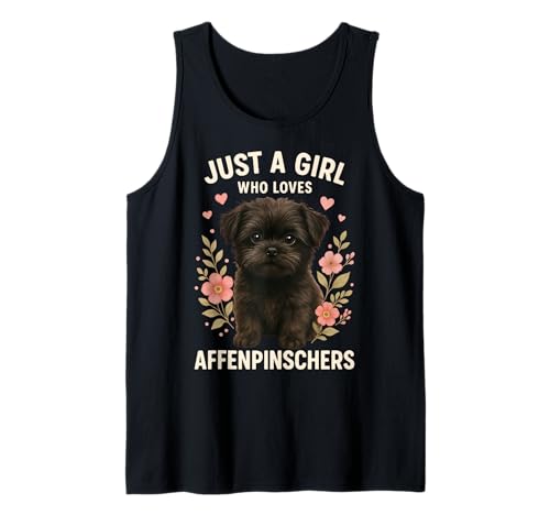 Nur EIN Mädchen, das Affenpinscher liebt Tank Top von Affenpinscher Dog