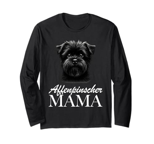 Affenpinscher Mama Langarmshirt Affenpinscher Mama Langarmshirt von Affenpinscher Mom