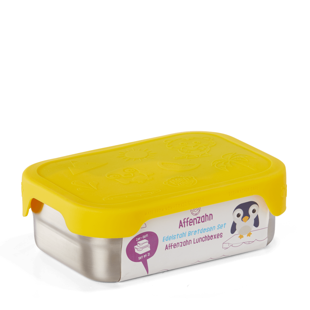 Affenzahn - Affenzahn Lunchbox stainless steel Tiger Gelb von Affenzahn