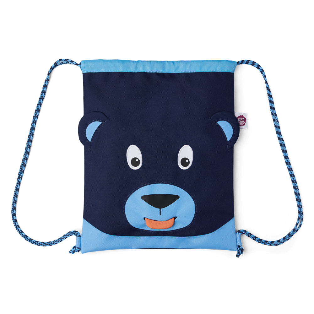 Affenzahn - Affenzahn Turnbeutel Bär Blau - Gr. - One Size von Affenzahn