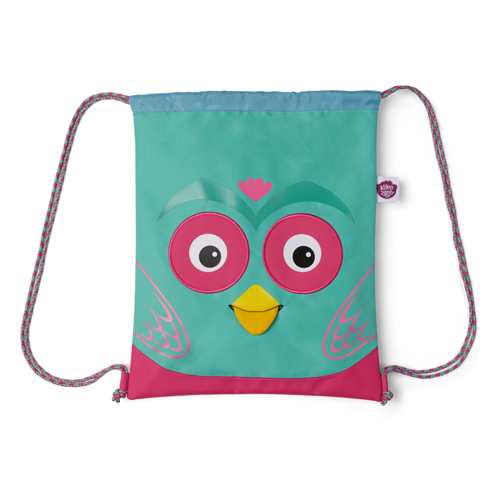 Affenzahn - Affenzahn Turnbeutel Eule Türkis - Gr. - One Size von Affenzahn