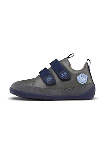 Affenzahn Barfußschuh Leder Buddy mit Klettverschluss, weich, rutschfest, für Jungen und Mädchen in Größe 21-32 von Affenzahn