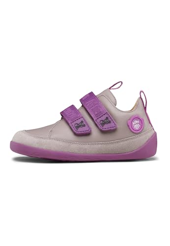 Affenzahn Barfußschuh Leder Buddy mit Klettverschluss Weich rutschfest Flexibel Reflektierend für Jungen und Mädchen in Größe 21-32 Koala - Rosa von Affenzahn