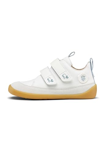Affenzahn Barfußschuh Leder Buddy mit Klettverschluss, weich, rutschfest, für Jungen und Mädchen in Größe 21-32 Polarbär - Weiß Affenzahn Barfußschuh Leder Buddy mit Klettverschluss, weich, rutschfest, für Jungen und Mädchen in Größe 21-32 Polarbär - Weiß von Affenzahn
