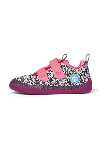 Affenzahn Barfußschuh Knit Klett Kinderschuh für Jungen und Mädchen Flamingo - Pink von Affenzahn