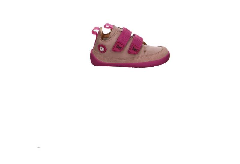 Affenzahn Fond Of Bear Leder Klettlauflern Mädchen grau Lauflernschuh von Affenzahn