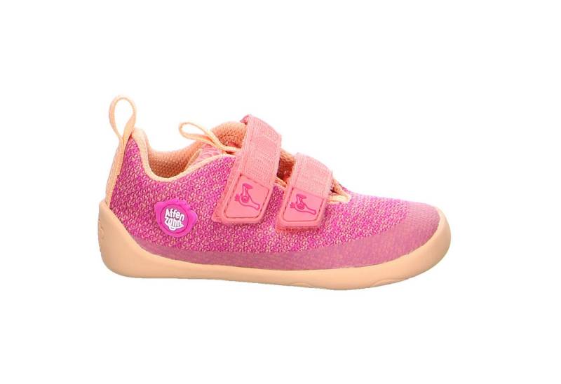 Affenzahn Fond Of Knit Happy Flamingo Synthetik Klettschuhe Mädchen rot Klettschuh von Affenzahn